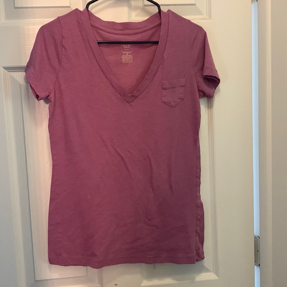 Purple v neck